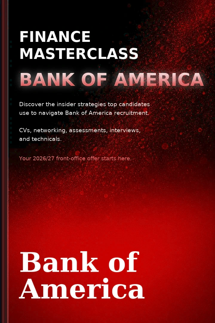 Bank of America Finance Masterclass book cover
