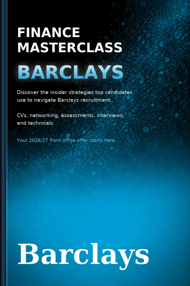 Barclays Finance Masterclass book cover