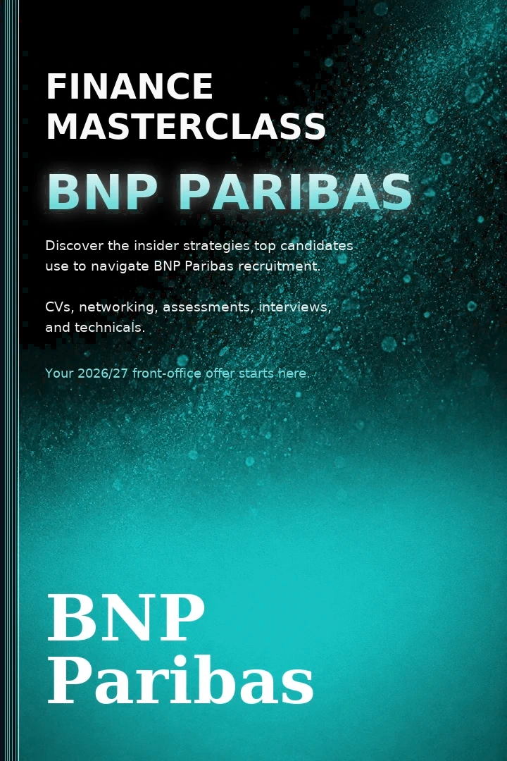 BNP Paribas Finance Masterclass book cover