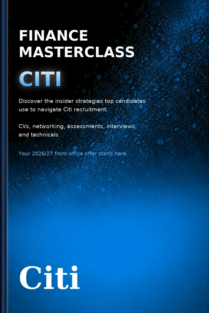 Citi Finance Masterclass book cover