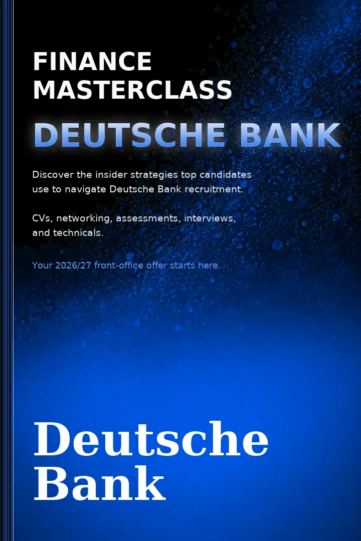 Deutsche Bank Finance Masterclass book cover