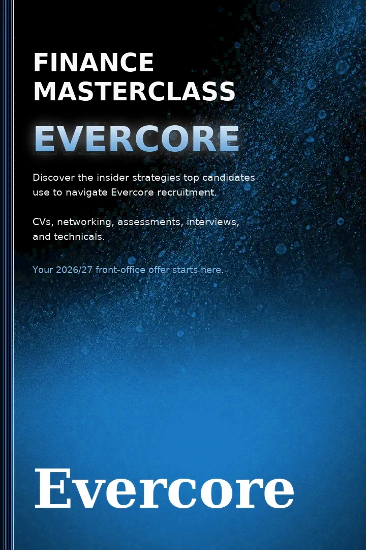 Evercore Finance Masterclass book cover