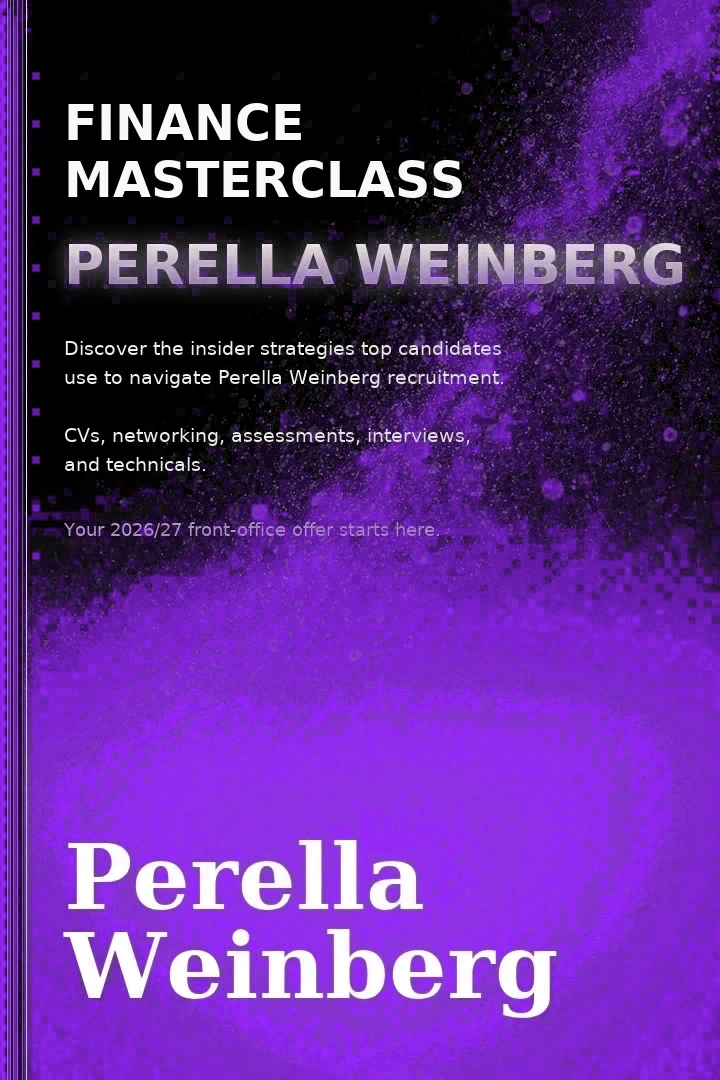 Perella Weinberg Finance Masterclass book cover